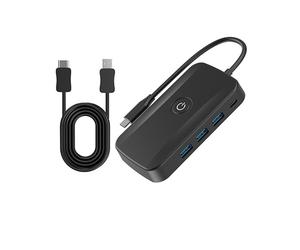 Projetor de Tela Sem Fio WIFI Ponto A 5G EstaçãO Acoplamento Typec da Mesma Hub USB 4K Five-In-On