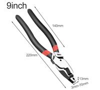 Projets de bricolage Pinces à dénuder Pinces multi-usages Pinces for couper et dénuder Retrait de vis rouillées Extraction de vis coulissantes(B)