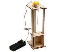 Projets scientifiques sur Les ascenseurs,Kit Scientifique pour Les | Kits de construction de modèles faits à la main Projet d'ascen