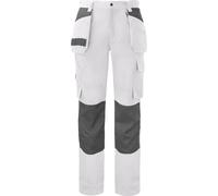 Projob - "5530" Pantalon cargo pour homme UB626 (40S) (Blanc/Noir)