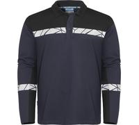 Projob - Polo manches longues "Progression" pour homme UB1204 (XL) (Bleu marine)