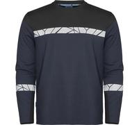Projob - "Progression" T-shirt de signalisation pour hommes Manches longues UB1215 (M) (Marine/Noir)