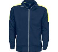 Projob - Sweat-shirt pour homme UB1012 (XL) (Bleu marine/Jaune)