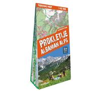 Prokletije Alpes Albanaises 1/65 000 (carte grand format laminée trekking tQ) Prokletije Albania