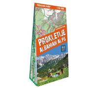 Prokletije. Alpes albanaises 1/65.000 (carte grand format laminée; trekking tQ). Prokletije. Albanian Alps - Alpes Albanaises et Monténégro, 1:65 000 - Collectif - Expressmap - Atlas / carte