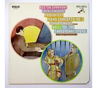 Prokofieff: Piano Concerto No. 5 / Weill: Music From The "The Threepenny Opera" (Kleine Dreigroschenmusik) / Boston Symphony, Erich Leinsdorf, John Browning, Pianist