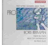 Prokofiev: Complete Piano Music, Vol. 3 by S. Prokofiev [CD] NEUF