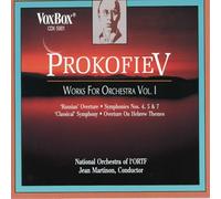 Prokofiev – Oeuvres pour Orchestre, vol. 1 : Ouverture russe, Symphonies n°4,5,7 – Vox