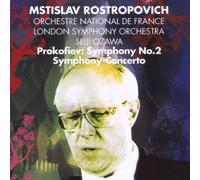 Prokofiev, Ozawa et Ro – Symphonie n°2 Op.40 & Conc – Import – Erato Audio