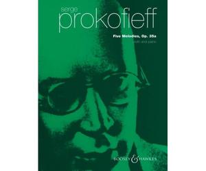 Prokofiev Serge - Cinq Melodies Op 35a Violon et Piano