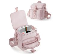 Prokva Sac Bandoulière pour Polaroid - avec Compartiment pour Film, Rose | Compatible avec les Séries Polaroid Now I-Type, Now+ I-Type, OneStep+, OneStep 2 VF, Flip et Go