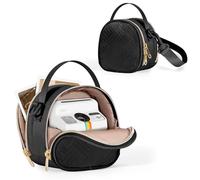 Prokva Sac Photo Mini Compatible avec l'appareil Photo Instantané Polaroid Go Generation 2, Petit Sac Bandoulière avec Poches et Bandoulière, Noir