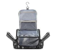 Prokva Trousse de Toilette à Suspendre pour Homme, Trousse de Toilette Tactique de Voyage, Grand Organiseur d'hygiène, Sac de Douche pour Camping en Plein Air, Noir Numérique