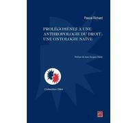 Prolégomènes à une anthropologie du droit