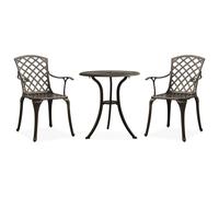 Prolenta Premium 3 pcs. Set Bistro fonte d'aluminium bronzes