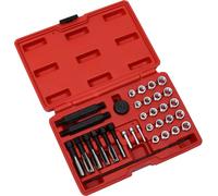 Prolenta Premium - 33 pcs. kit d'outils de réparation de filetage de bougie de préchauffage M8 M10 M12