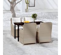 Prolenta Premium 5 pcs. Salon de jardin Marron