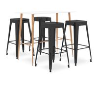 Prolenta Premium 5-pièces bar set blanc et noir