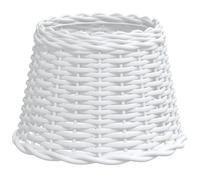 Prolenta Premium - Abat-jour blanc Ø30x20 cm osier