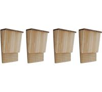 Prolenta Premium - Abris pour chauves-souris 4 pièces 22 x 12 x 34 cm bois
