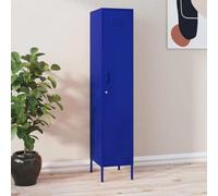 Prolenta Premium - Armoire à casiers bleu marine 35x46x180 cm Acier