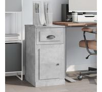 Prolenta Premium - Armoire d'appoint avec tiroir gris béton 40x50x75 cm