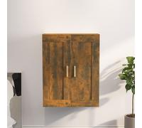 Prolenta Premium - Armoire murale chêne fumé 69,5x32,5x90 cm bois composite