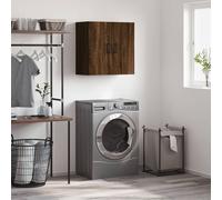 Prolenta Premium - Armoire murale marron imitation chêne 60x31x60 cm Matériau dérivé du bois
