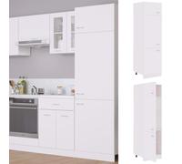 Prolenta Premium - Armoire réfrigérée Lyon Blanc 60x57x207 cm Bois composite