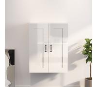 Prolenta Premium - Armoire suspendue blanc brillant 69,5x32,5x90 cm
