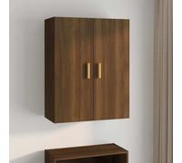 Prolenta Premium - Armoire suspendue brun imitation chêne 69,5x34x90 cm