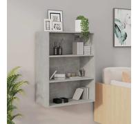 Prolenta Premium - Armoire suspendue gris béton 69,5x32,5x90 cm