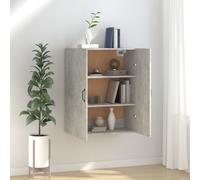 Prolenta Premium - Armoire suspendue gris béton 69,5x34x90 cm Bois composite