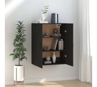 Prolenta Premium Armoire suspendue Noir 69,5x34x90 cm Bois composite