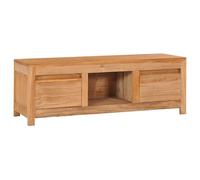 Prolenta Premium Armoire TV 100×30×35 cm en teck massif