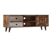 Prolenta Premium Armoire TV 118×30×40 cm bois massif mangue