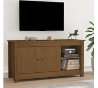 Prolenta Premium - Armoire TV Marron Miel 103x36,5x52 cm Pin massif
