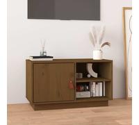 Prolenta Premium - Armoire TV Marron Miel 70x34x40 cm Pin massif