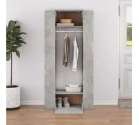 Prolenta Premium - Armoires d'entrée 2 pcs. Bois composite gris béton