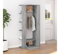 Prolenta Premium - Armoires d'entrée 2 pcs. Gris Sonoma Matériau dérivé du bois