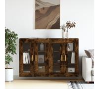 Prolenta Premium - Armoires murales 2 pcs. Chêne fumé Matériau dérivé du bois