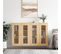 Prolenta Premium - Armoires murales 2 pcs. chêne Sonoma bois composite