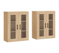 Prolenta Premium - Armoires murales 2 pcs. chêne Sonoma bois composite