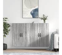 Prolenta Premium - Armoires murales 2 pcs. Gris Sonoma Matériau dérivé du bois