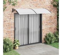 Prolenta Premium - Auvent De Porte 240 X 100 Cm Pc Noir