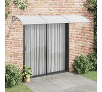 Prolenta Premium - Auvent De Porte Gris 300x100 Cm Polycarbonate Gris