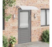 Prolenta Premium - Auvent De Porte Gris Et Transparent 120x75 Cm Pc Multicolore