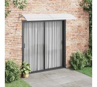 Prolenta Premium - Auvent De Porte Gris Et Transparent 240x75 Cm Pc Multicolore