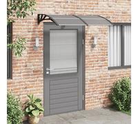 Prolenta Premium - Auvent De Porte Noir 150x75 Cm Polycarbonate Noir