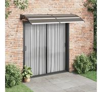 Prolenta Premium - Auvent De Porte Noir 240x100 Cm Pc Noir